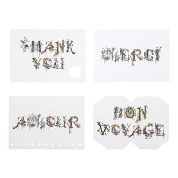 NEW! Christian Lacroix Amour Notecard Set of‎ 12 cards Les Cartes de Courtoisie - Picture 2 of 8